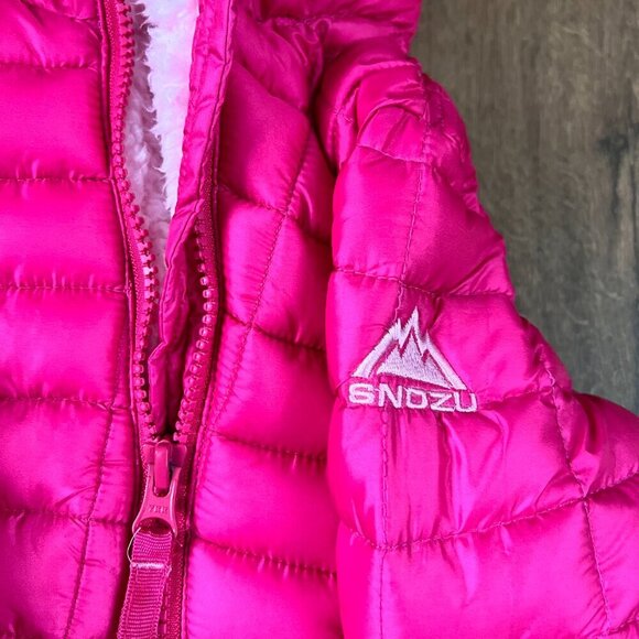 Snozu Toddler Pink Ombre Puffer Snow Suit Size 9-12m - Picture 5 of 8